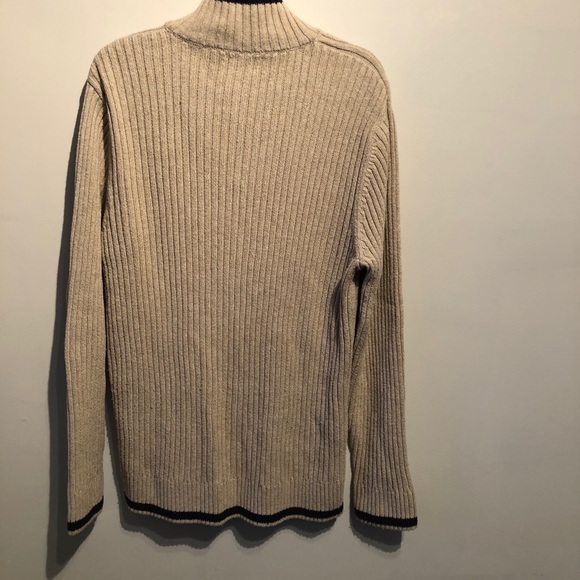 Denver Hayes Classic Cozy Cream+Navy Sweater XL - Picture 3 of 8